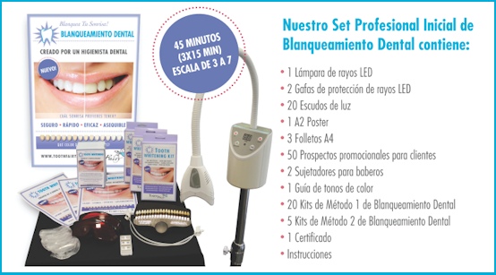 Set Profesional Inicial Blanqueamiento Dental