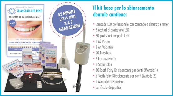 Kit base per lo sbiancamento dentale - Tooth Fairy GmbH - Style Your Smile